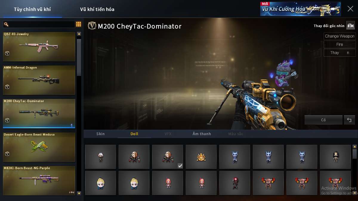 shop acc cf uy tin gia re